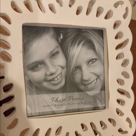 White Picture Frame with Intricate Scrollwork - Picture 11 of 12